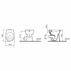 Vitra -Vitra hersteller vitra badkeramik conforma wc stand 3000413