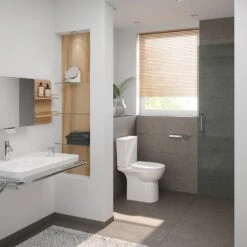 VitrA Conforma Stand-WC, VitrA Flush 2.0, Tiefspüler Ohne Spülrand