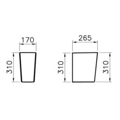 VitrA Integra Halbsäule Für Handwaschbecken -Vitra hersteller vitra badkeramik integra waschtisch halbsaeule 10047089