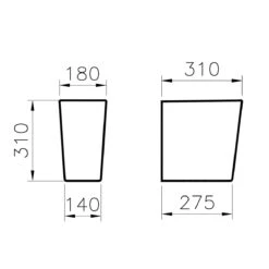 VitrA Integra Halbsäule Für Waschtisch -Vitra hersteller vitra badkeramik integra waschtisch halbsaeule 10047092