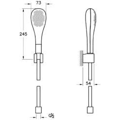 VitrA Istanbul Handbrause-Set