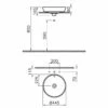 VitrA Metropole Aufsatzwaschtisch Rund Ø 44,5 Cm Mit Überlauf -Vitra hersteller vitra badkeramik metropole waschtische aufsatzwaschtisch 3000437