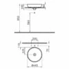 VitrA Metropole Aufsatzwaschtisch Rund Ø 44,5 Cm Ohne Überlauf -Vitra hersteller vitra badkeramik metropole waschtische aufsatzwaschtisch 3000440