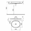 VitrA Metropole Aufsatzwaschtisch Oval 59,5 X 45,5 Cm Ohne Überlauf, Geschliffen