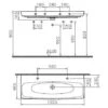 VitrA Metropole Doppelwaschtisch 120 X 46 Cm Mit Überlauf -Vitra hersteller vitra badkeramik metropole waschtische doppelwaschtisch 3000272