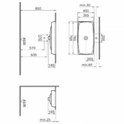 VitrA Metropole Unterbauwaschtisch 79,5 X 40 Ohne Überlauf