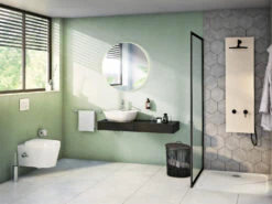 VitrA Options Nest Wand Tiefspül-WC Mit Bidetfunktion Und Thermostat-Armatur -Vitra hersteller vitra badkeramik options wc nest 6462809