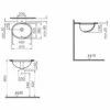 VitrA S20 Unterbauwaschtisch Oval 47 X 38 Cm