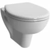 VitrA S20 Wand-WC VitrA Flush 2.0, Tiefspüler Ohne Spülrand, Mit Bidetfunkion -Vitra hersteller vitra badkeramik s20 wc wand 3748334