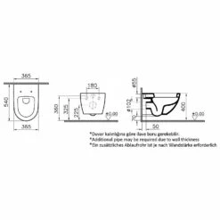 VitrA Sento Wand-WC Tiefspüler Mit Spülrand 5 VitrA Sento Wand-WC Tiefspüler Mit Spülrand -Vitra hersteller vitra badkeramik sento wc wand 3000191