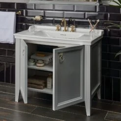 VitrA Valarte Waschtischkombination 79,5 Cm, Mit 2 Türen