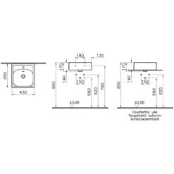 VitrA Equal Handwaschbecken Mit Überlaufschlitz -Vitra hersteller vitra equal handwaschbecken mit ueberlaufschlitz 2947591