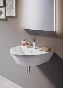 VitrA Integra Waschtisch 59,5 Cm, Mit Überlaufloch, 1 Hahnloch Mittig