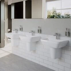 VitrA Integra Waschtisch 60 Cm, Ohne Überlaufloch, 1 Hahnloch Mittig