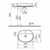 VitrA Metropole Aufsatzwaschtisch Oval 59,5 X 45,5 Cm Ohne Überlauf -Vitra hersteller vitra metropole waschtische aufsatzwaschtisch 59 2897689