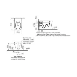 VitrA Options Nest Wand Tiefspül-WC Mit Bidetfunktion Und Armatur -Vitra hersteller vitra options wc nest wand 2186815