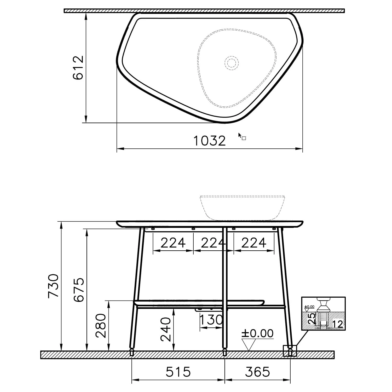 VitrA Plural Konsole wandgebunden 1 Ausschnitt rechts VitrA Plural Konsole Wandgebunden 1 Ausschnitt Rechts -Vitra hersteller vitra plural badmoebel konsole wandgebunden 2971222