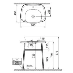 VitrA Plural Waschtischunterbau Hoch -Vitra hersteller vitra plural badmoebel waschtischunterbau hoch 2971144