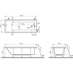 VitrA Integra Badewanne 175 X 70 Cm