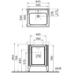 VitrA Valarte Waschtischkombination 64,5 Cm, Mit 1 Tür, Anschlag Links 4 VitrA Valarte Waschtischkombination 64,5 Cm, Mit 1 Tür, Anschlag Links -Vitra hersteller vitra valarte badmoebel waschtischkombination 595 2958082