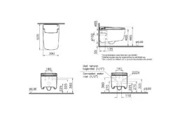 VitrA V-Care Prime Lite Dusch-Wand-WC Ohne Spülrand -Vitra marken vitra v care 9087785