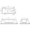 VitrA Integra Badewanne 170 X 75 Cm -Vitra s50 vitra acryl badewanne 170 75 cm 1306499
