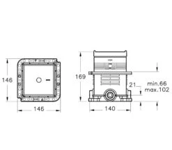 VitrA V-Box Unterputzkörper