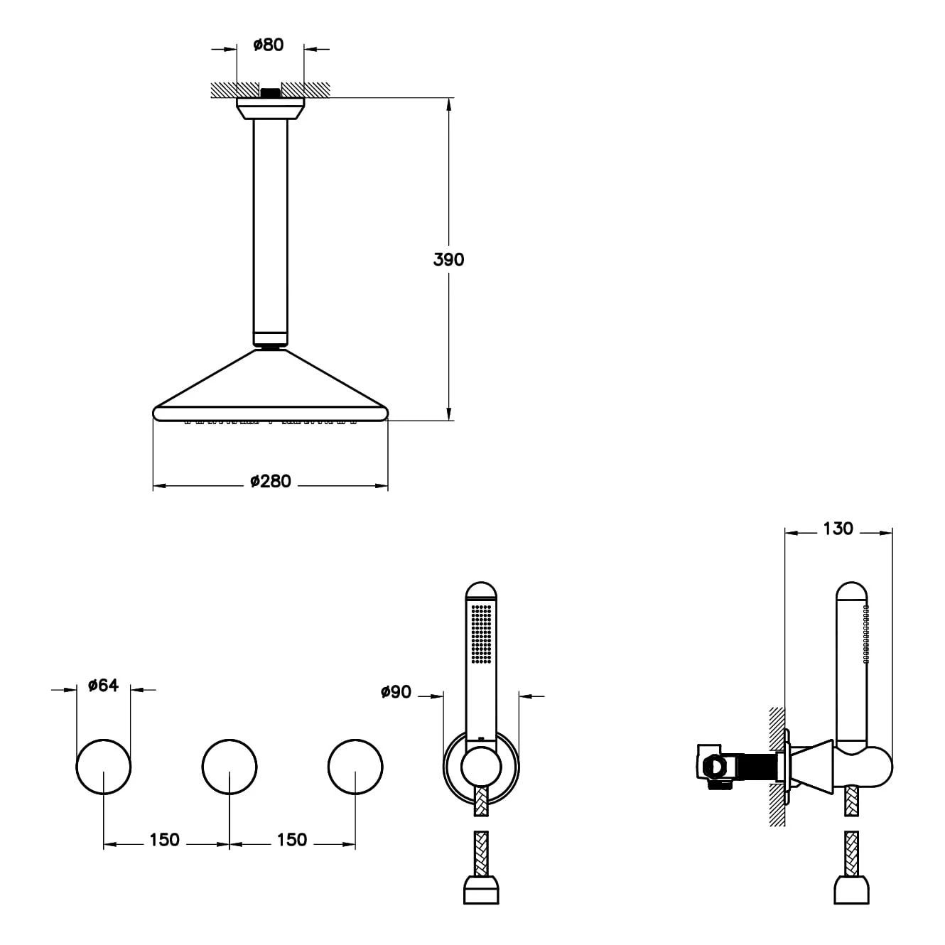 VitrA Liquid Duschsystem mit Duschkopf und Handbrause VitrA Liquid Duschsystem Mit Duschkopf Und Handbrause -Vitra vitra armaturen liquid brause duschsystem mit 10598282