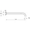VitrA Origin Wandarm Mit 90° Bogen Für Duschkopf, Ausladung 34,6 Cm 1 VitrA Origin Wandarm Mit 90° Bogen Für Duschkopf, Ausladung 34,6 Cm -Vitra vitra armaturen origin brause wandarm mit 11853108