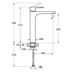 VitrA Root Round Einhebel-Waschtischmischer L Ohne Ablaufgarnitur -Vitra vitra armaturen root round waschtisch einhebel 9151412