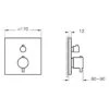 VitrA Root Square Thermostat-Wannenfüll- Und Brausearmatur Für Unterputz -Vitra vitra armaturen root square wanne thermostat 9151238
