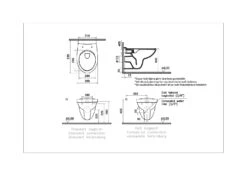 VitrA Options Norm Wand-WC Spin Flush Mit Bidetfunktion, Ohne Spülrand