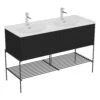 VitrA Equal Set Doppelwaschtisch 133 Cm 2 Auszüge Und Fußgestell -Vitra vitra badmoebel equal set doppelwaschtisch 133 9219441