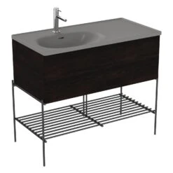 VitrA Equal Set Möbelwaschtisch Asymmetrisch 103 Cm Mit Fußgestell