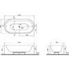 VitrA Istanbul Ovale Badewannen Freistehend 1 VitrA Istanbul Ovale Badewannen Freistehend -Vitra vitra istanbul badewanne oval freistehend 1306523