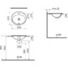 VitrA S20 Einbauwaschtisch Oval 52,5 X 47,5 Cm -Vitra vitra s20 5468b 0001 einbauwaschtisch oval 1306580