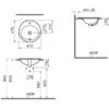 VitrA S20 Einbauwaschtisch Rund Ø 47,5 Cm -Vitra vitra s20 einbauwaschtisch rund 475 mm 5467 0001 1306579