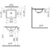 VitrA S20 Unterbauwaschtisch 45 X 37 Cm